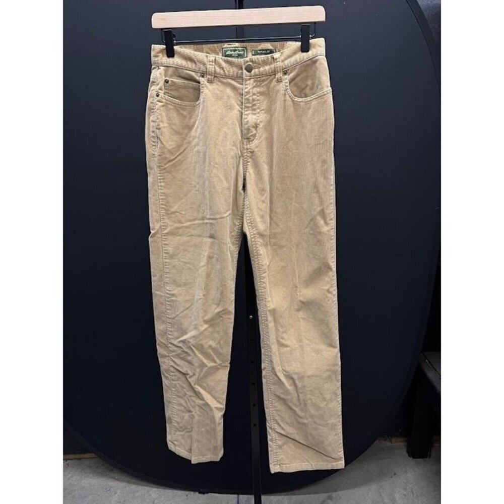Eddie Bauer Tan Corduroy Natural Fit Pants